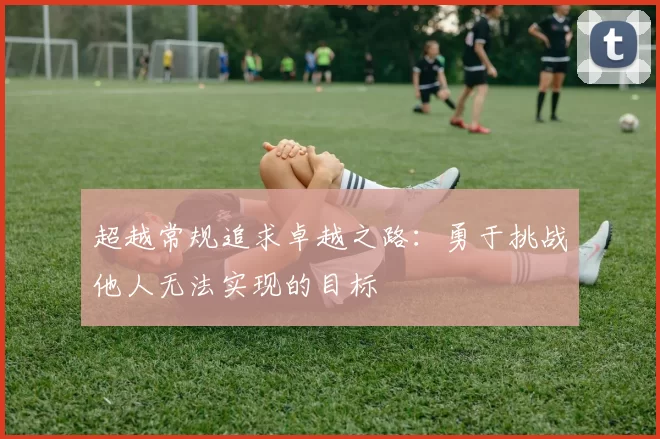 超越常规追求卓越之路：勇于挑战他人无法实现的目标